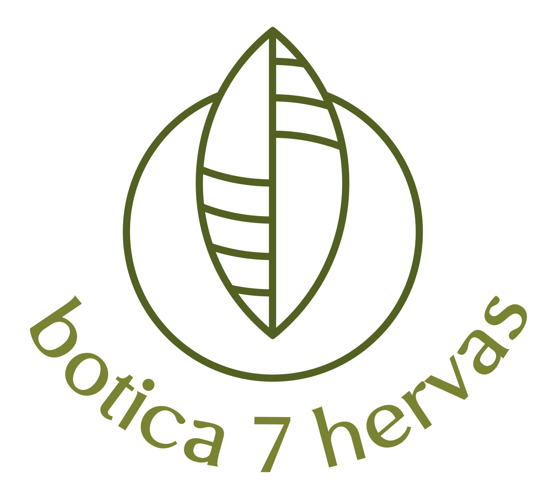 Expositor Prata: Botica 7 Ervas