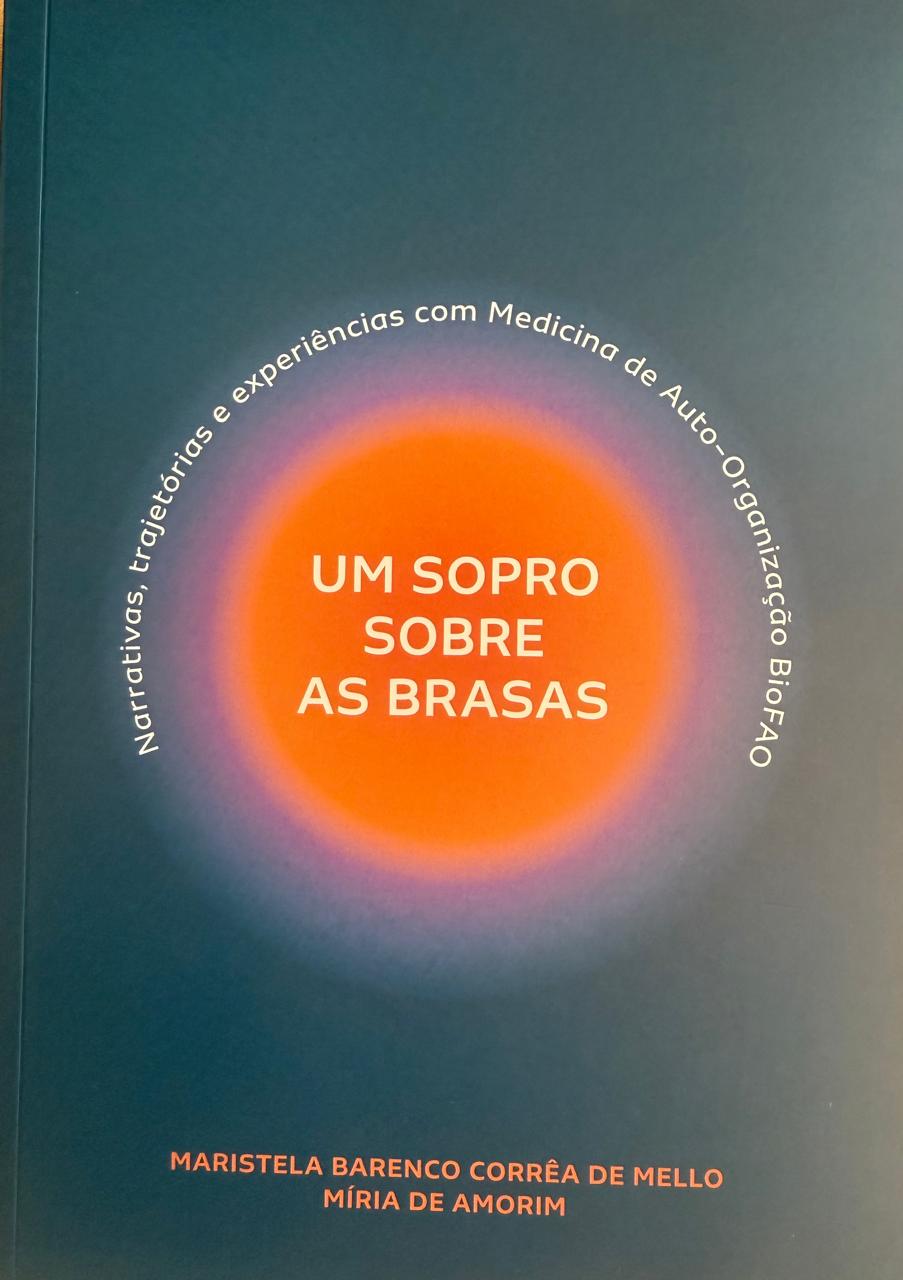Capa do livro Um Sopro sobre as Brasas, de Maristela Barenco Corrêa de Mello e Míria de Amorim