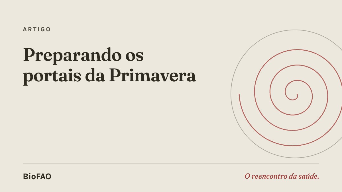 Preparando os portais da Primavera