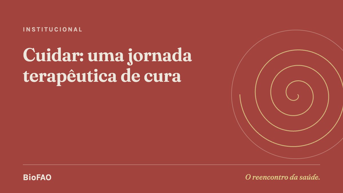 Cuidar: uma jornada terapêutica de cura