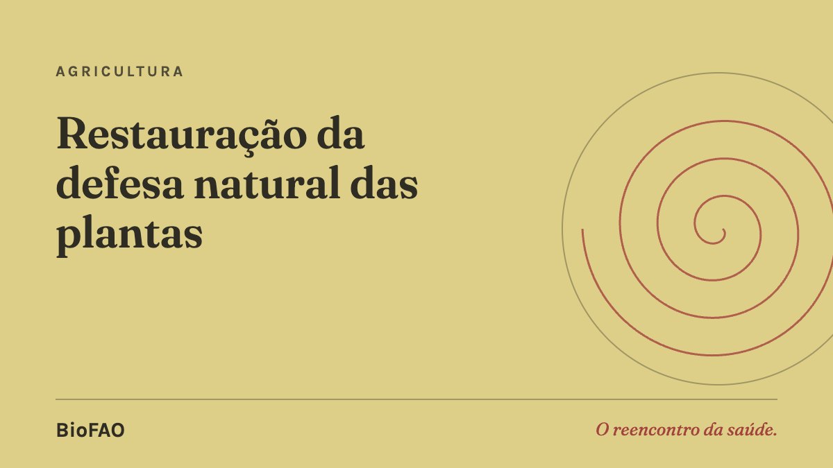 Restauração da defesa natural das plantas